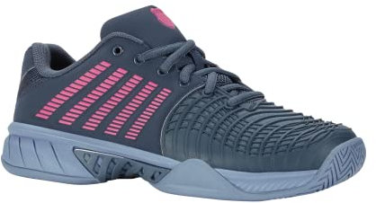 K-Swiss Performance Damen Express Light 3 Tennis Shoe, Orion Blue/Infinity/Carmine Rose, 35.5 EU