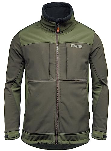 Game Technical Apparel Kids Viper Hunting Camping SoftShell Jacket | Waterproof & Breathable Coat