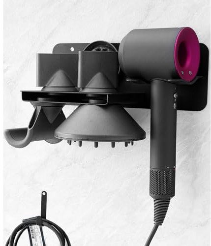 dysolve Haartrocknerhalter, Wandmontage, Fönhalter für Dyson Supersonic Haartrockner