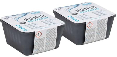 vidaXL Fuktabsorbenter med refillpåsar 2 st 450 g, avfuktare, inre avfuktare, avfuktare väska, kondensborttagare, bilavfuktare, bilavfuktare väska