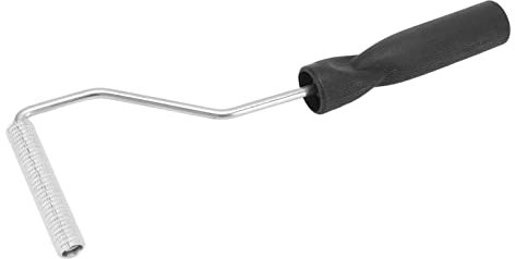 Rodillo de Fibra de Vidrio, Rodillo con Púas, Herramienta de Paleta de Burbujas de Aleación de Aluminio, Rodillo Laminado con Ergonómico para Nivelar y Compactar