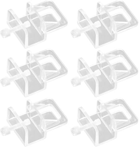 Aquariumdeckel – Zuverlässige Glas-Tankdeckelhalter Für Aquarien | Verstellbare Aquarium-Glasdeckel-Clips, Transparente Halterung Für Aquarium-Abdeckung, Kreativer Dicker Aquarium-Deckel-Clip-Ersatz F