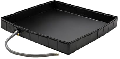 Portable Shower Base | RV Shower Pan with Drainage Hole,Portable Basin Flooring Camping Gear for Sauna Pet Bath Backyard Beach Garden Patio Camping