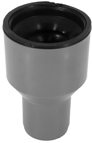 KNM TRADE Pièce de transition DN 80 vers DN 50 avec joint – raccord d’évacuation en polypropylène gris – manchon avec extrémité à emboîter, longueur totale 125 mm