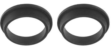 Aputoxz 2PCS Parking Sensor Seal Rings Compatible with BMW 128i 328i 330i 430i M3 X1 Z4 and More - Rear Reverse Sensor Mount Gaskets Replace 66206923000 Rubber Black