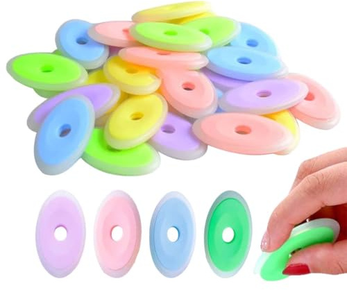 HABNI 10 Piezas Gomas de Borrador, Borrador de Gel Borrable, Borrador de Silicona para Borrar Tinta Térmica(Color Aleatorio)