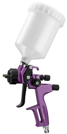 Pistola a spruzzo con ugello da 1,3 mm e tazza da 600 ml – alta atomizzazione per la riparazione di vernici ad olio e pittura ad aerografo