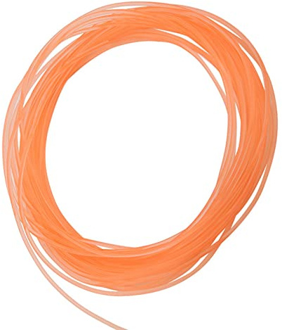 PU polyuretan runt bälte OD 4mm glänsande polyuretan runt bälte 10m slät finish Orange