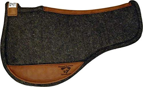 Diamond Wool Endurance Contoured 1 Wool Saddle Pad Round Size 33x28