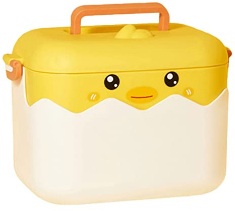 HEMOTON Niedliche Medizinbox Erste- Hilfe- Box Medizinbox Zur Aufbewahrung von Medikamenten Familie Notfallset Aufbewahrungsbox Gebrochenes Huhn