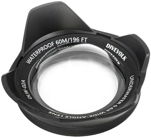 Wide-Angle Underwater Conversion Lens X0.6 for DIVEVOLK Housing & Compact Camera Housing