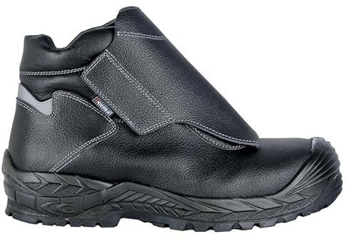 COFRA Fuse S3S Ci HRO FO SR Taille Chaussures de Soudeur Cuir Noir/Tess.Noir/Feuille APT Sécurité Travail Soudeurs, Noir , 41 EU