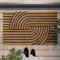 Modern Mania – Stylische Kokos-Fußmatte von WECONhome für den Innen- und Zwischenbereich (40 x 60 cm, Natur)