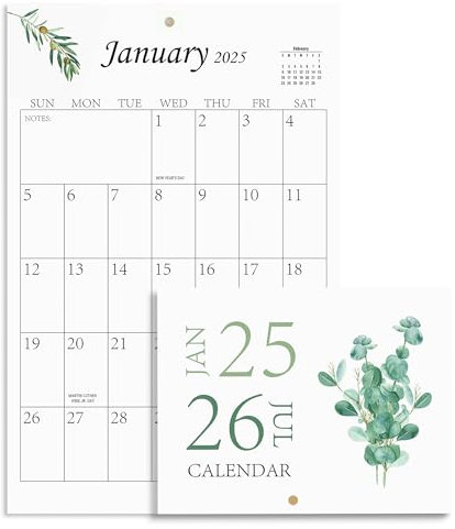 Large Wall Calendar 2026-2027(23 x 15)-Jun. 2026 - Dec. 2027