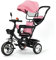 Tricycle Bébé Évolutif, Tricycle pour Enfants avec Barre à Pousser Système, Velo Poussette Bebe Évolutif, Velo Enfant avec Pare-Soleil (Rose.)