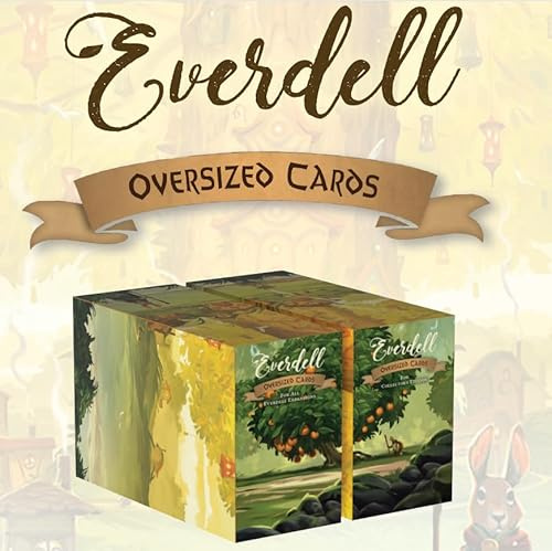 Starling Games | Everdell Oversized Cards | Board Game Expansion | Ages 10+ | 1-4 Players | 60+ Minutes Playing Time