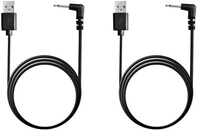 Panlouting 2 Pack | Cavo di Ricarica USB 5A con connettore 2,5mm per Lovense Lush 2 3 Hush Edge