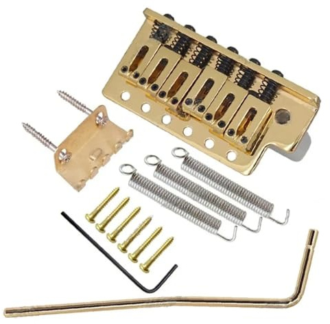 Gold Left-Handed Guitar Lefty Tremolo Bridge System For Strat Electric Guitar