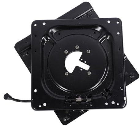 Sitzdrehbasis, Barhocker-Drehplatte, 360° Drehbarer Autostuhl-Drehbasisersatz, Robuster Stuhlsockel, Sitzdrehmontageplatte für Boot, Wohnmobil, LKW, Traktoren