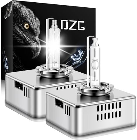 DZG D5S Xenón HID Lámparas para faros 35W 6000K Blanco Puro Luz de Carretera Cruce, 2 Piezas