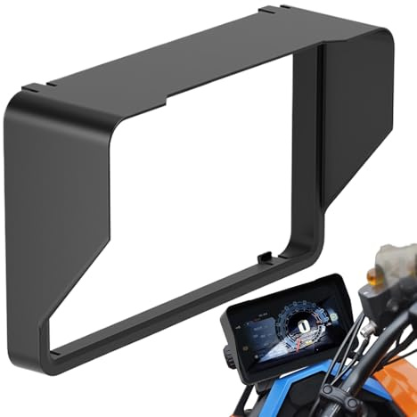 Visera solar para velocímetro de motocicleta - Panel de instrumentos Zontes 368g | Modificación del parasol del salpicadero | Accesorios para motocicletas antideslumbrantes, resistentes a los arañazos