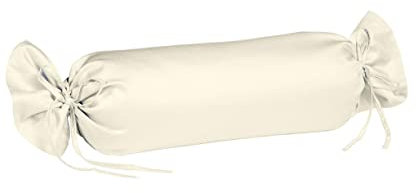 fleuresse Colours Nackenrollenbezug, Mako Satin, Natur, 40 x 15 cm