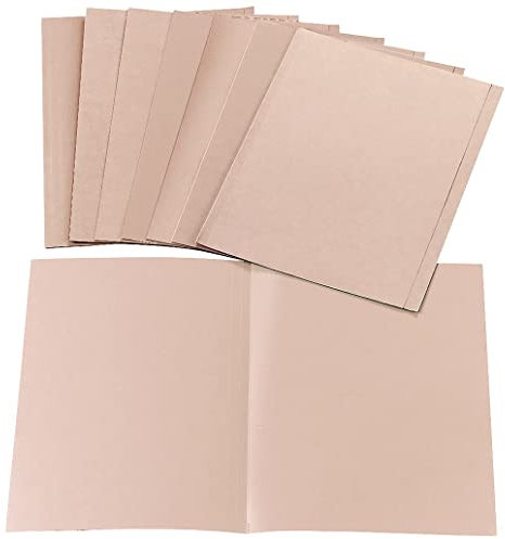 Q-Connect Schnellhefter, quadratisch, 170 g/m², Kanzleipapier, Braun, 100 Stück