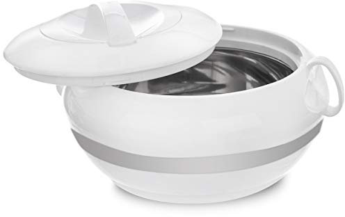 Orion Soupière thermique, 5,0 l, récipient isotherme pour déjeuner, Deluxe, en plastique