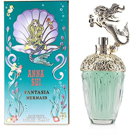 Anna Sui Fantasia Mermaid Eau De Toilette 75ml – Enchanting Fruity Floral Perfume for Women – Fresh, Playful & Dreamy Fragrance
