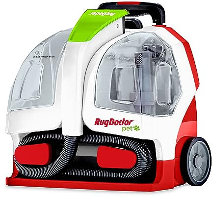 Rug Doctor 93407 Pet Portable Spot Carpet Cleaner, Red/White