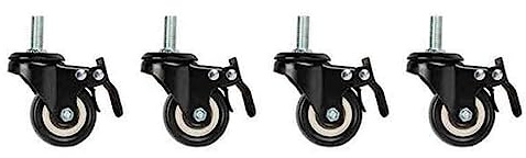 LANBERG gängade hjul och broms för Rack 19