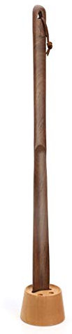 XCC Chausse-Pied Chausse-Pied en Bois Massif 60cm avec Chausse-Pied à Long Manche (Color : Brown)