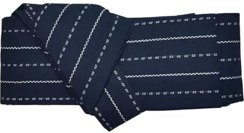 Stakee Cinturón Yukata De Kimono Japonés Tradicional para Hombre OBI a Rayas Anchas con Cierre De Gancho Y Bucle Cinturón Retro para Trajes De Sauna Y SPA Envoltura De Judo