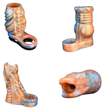 Manica Del Pene Del Silicone Del Manica Del Dildo Maschio con Anello Del Cazzo Realistico Manica Di Ingrandimento Del Pene Degli Uomini Copertura Del Pene Morbido Manica di Ingrandimento Del Pene (A)