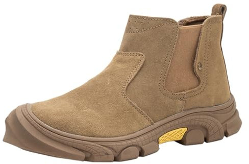 Zapatos de seguridad para hombre para soldador, ligeros, zapatos de trabajo, zapatos de seguridad para hombre y mujer, zapatos de trabajo altos, impermeables, botas de seguridad con puntera de acero,