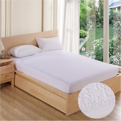 Comfort & Care Apparel Wasserdichter Matratzenschoner – Geräuschloser Frottee-Matratzenschoner – Hypoallergener, superabsorbierender Matratzenschutz mit Spannbetttuch