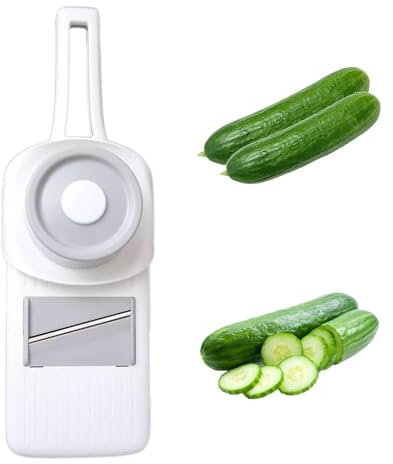 Dottduya Mandolino tritaverdure, affettatrice per cucina | Gadget da cucina per affettaverdure | Affettatrice di patate per uso domestico, tritatutto per insalata di cavolo per patate, cipolle, cavoli