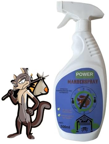 Marderspray für Auto, Dachboden & Garten – Der Naturwächter: 500 ml Ultimativer Schutz vor Mardern, Schädlingen & Nagetieren – Natürlich, Langfristig & Haustier- & Umweltfreundlich