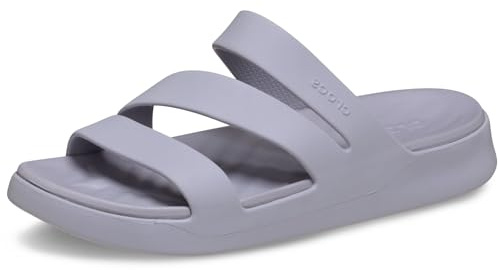 Crocs Women's Getaway Strappy Sandals, Mauve Mist, 7