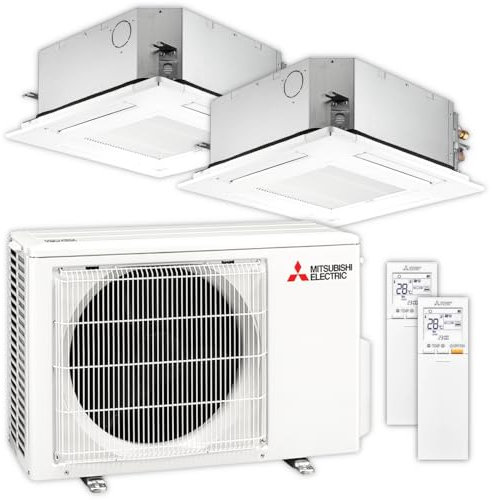 Mitsubishi by ThermoFLUX Multisplit Klimaanlage Decke | SLZ-M | 2,5 kW + 2,5 kW