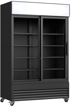Générique Armoire à Boissons 2 Portes Coulissantes 730L - LED - +1/+10°C - Double Vitrage - Canopy