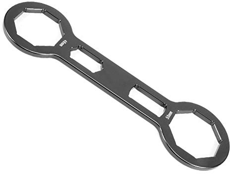 Sxhlseller CRF250R CRF450R CRF450X Fork Cap Wrench Set 50mm/2in Främre Stötdämpare Reparationsverktyg för Ryttare (Svart)