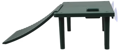 Artibetter Plataforma de Descanso para Tortugas Acuáticas Diseño Único de Escalada y Materiales Abs Resistentes para Tanque y Acuario Verde