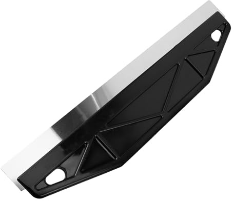 Ciieeo Herramienta de Corte para Papel Tapiz y Mural, Acero Inoxidable, Tamaño Pequeño, Ligera y Afilada, para Bricolaje y Uso Profesional, Herramienta Raspadora para Suavizar Paredes, 1