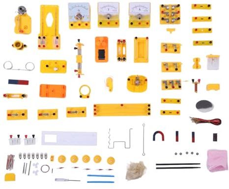YWBL-WH Kit di Esperimenti di Fisica sull'elettricità, Laboratorio di Scienze STEM per Studenti delle Scuole Superiori con Esperimenti Pratici, Circuiti Magnetismo Elettromagnetismo