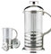 Kabalo 800ml Large Stainless Steel Glass Cafetiere French Filter Modern Coffee and Tea Press Plunger