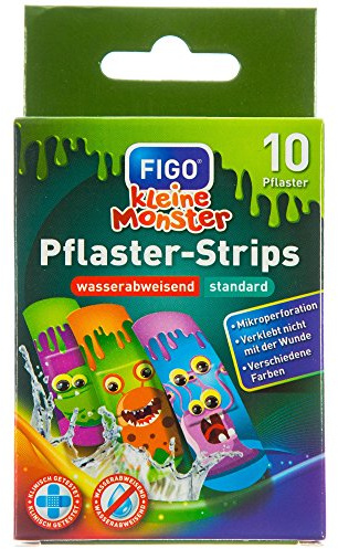Figo barnplåster litet monster, 2-pack (2 x 10 stycken)