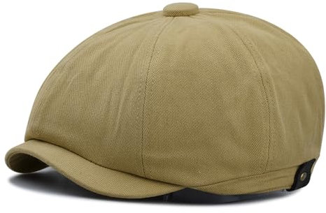 CLAPE 8 Teilig Gatsby Barett Cap Shelby Mütze Trendige Unisex Schiebermütze Ballonmütze Flatcap Ivy Cap Schirmmütze Damen Golfermütze