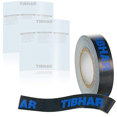 Tischtennis Kantenband und Tischtennis Belag-Schutzfolie | Tibhar Kantenband Classic Special Edition + 2X Tibhar Fresh | Tischtennis Zubehör