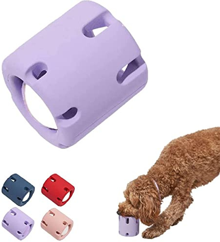 Labstandard Tennis Tumble Puzzle Toy Dog Tennis Cup Interactive Chew Toys for Dogs Dog Puzzle Toys Stress Release Game Pet Educational Toys for Small and Medium Dogs Puppies (Purple)